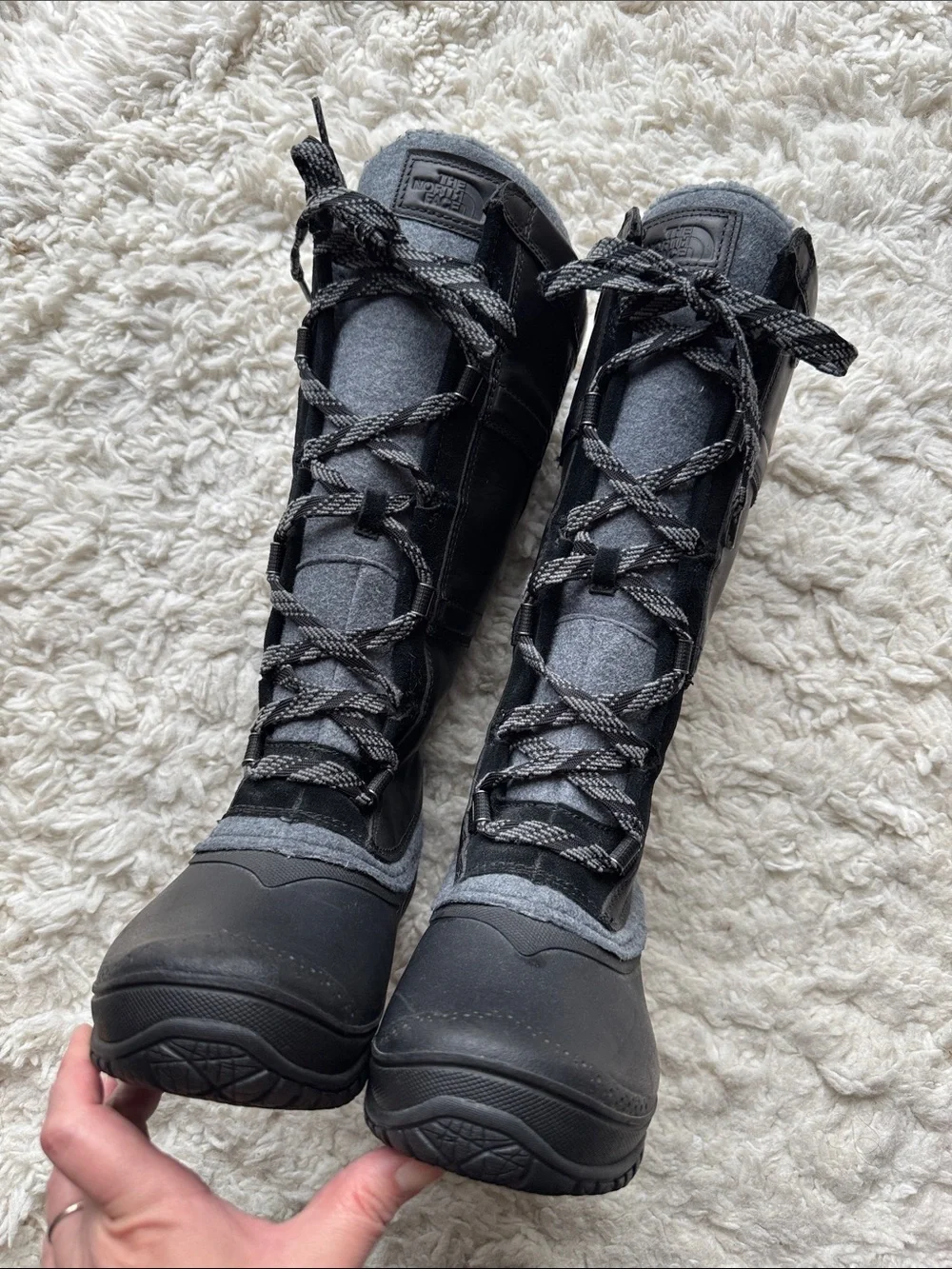 North Face Shellista Tall Lace Up Boots